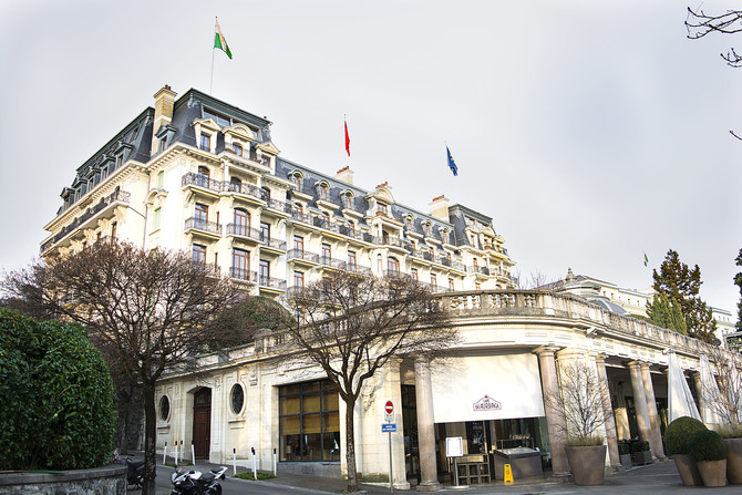 The Coco Chanel Suite in Lausanne Palace 